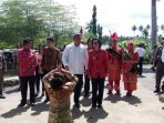 Kunker Ke Bolmong, Menteri Desa PDT dan Transmigrasi RI disambut Dengan Tarian Khas Adat Bolmong