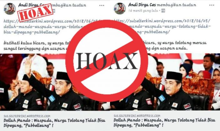 Hoax Dollah Mando