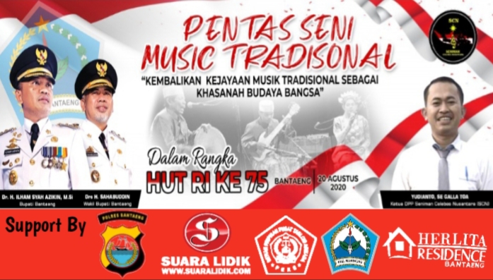 Baground Pentas Seni Musik Tradisional di Kabupaten Bantaeng