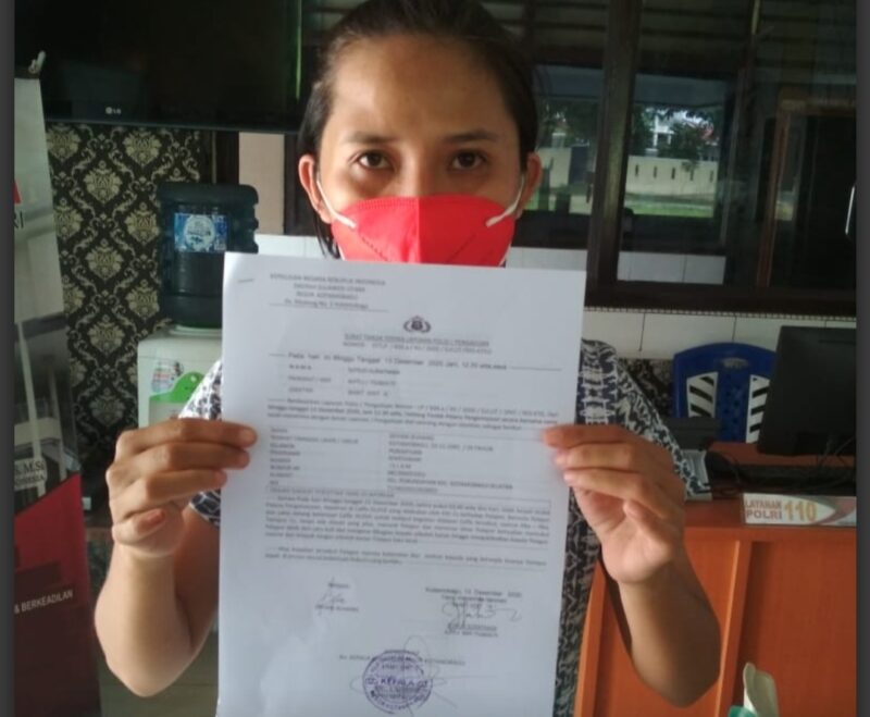 Tri Buhang, Wartawan InnatonReport yang menjadi korban tindak kekerasan di Kotamobagu
