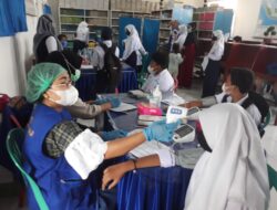 Kerjasama dengan Polrestabes Makassar, SMP Negeri 9 Laksanakan Vaksinasi Pelajar