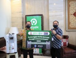 Pemkot Makassar Terima Bantuan 15 Unit Oksigen Konsentrator dari Gojek Indonesia