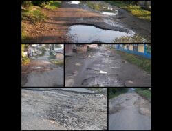 Kondisi Jalan Utama Desa Taccorong Rusak Berat, Warga : Pak Desa Tolong Buka Mata