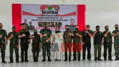 Ini Pesan Letkol KAV Budiman Saat Pelantikan Hipakad DPC Bone