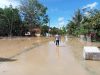 Permukiman Penduduk Rantau Makmur Terendam Akibat Luapan Sungai
