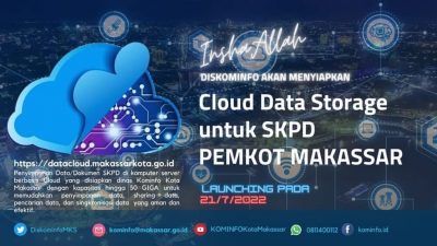 Pekan Depan, Diskominfo Launching Cloud Data Storage dan Repository Apps