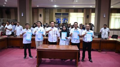 Diskominfo-SP Sulsel Telah Ikrar Pakta Integritas dan Komitmen Netral di Pemilu 2024